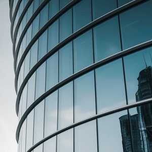 building with reflect